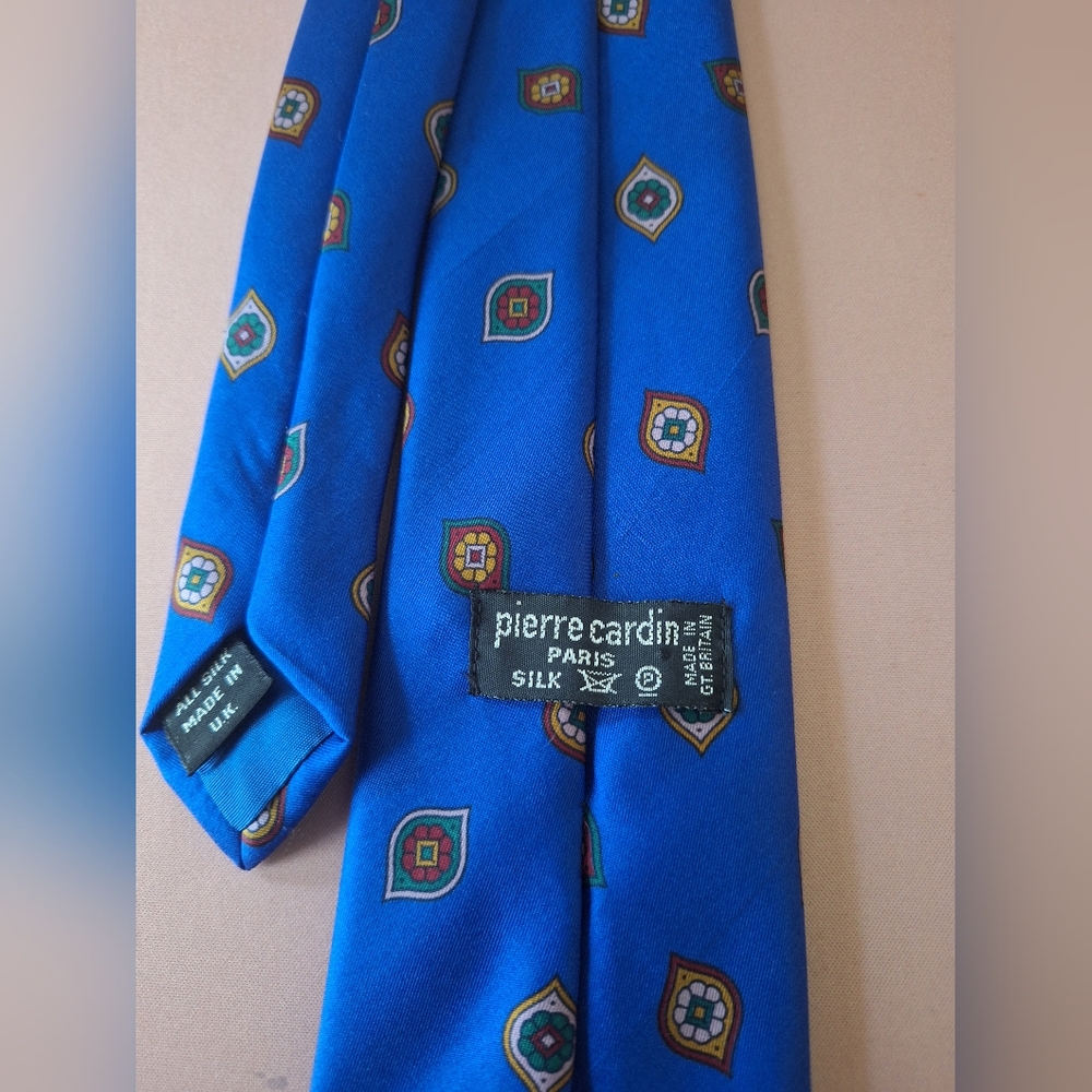 Pierre Cardin Royal Blue Patterned Tie